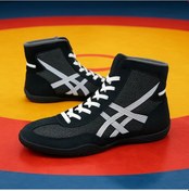 Resim More Sports More Güreş Ayakkabısı Knitting Gri - Siyah 