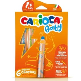 Resim Carioca Kuru Boya Jumbo Bebek Ahşap Gövdeli 3 IN 1 42817 