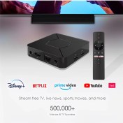Resim FS1PRO Teknoloji 4K Android Tv Box / Sesli Komut & Google Asistan Pro Box Q1+ 