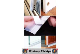 Resim Premium Kapı Altı Pencere Rüzgar Toz Isı Böcek Haşere Önleyen Rüzgar Kesici Bant 3 Metre 4 Adet 