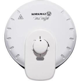 Resim Beyaz Vanilya Waffle Makinesi A319-08, Pratik ve Şık Tasarım 