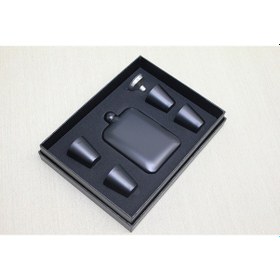 Resim Larimar 4 Shot Bardaklı Matara Seti Siyah - 9010824308153lmr 