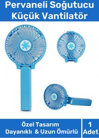 Resim Carlburn Cep Boyu Usb Şarjlı 3 Kademeli Sessiz Taşınabilir Mini Fan Pervaneli Soğutucu Küçük Vantilatör 