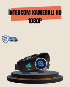 Resim Universal Q28 Motosiklet Kask Bluetooth Kulaklık Full Hd 1080p Kamera 