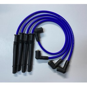 Resim CHAMPION SPARK PLUG WIRE SET Renault Clıo Iıı 1.2 16v 05> D4f744 4cc 8.5 Mm Mavi Silikon Performans Buji Kablosu 