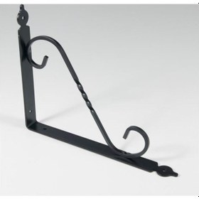 Resim Ferforje Dekoratif Raf Altı Raf Ayağı Konsol Siyah 20 Cm N11.27686 