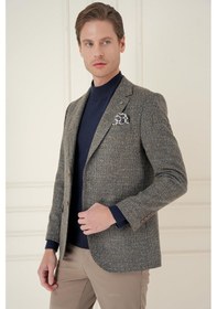 Resim Efor C 693 Slim Fit Bej Spor Ceket Bej 