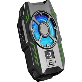 Resim Deanb -3° LCD Göstergeli Taşınabilir Cep Telefonu Soğutma Fanı - Telefon Radyatörlü Oyun Soğutucu Dijital Ekran 