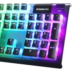 Resim SteelSeries PrismCaps UK Siyah Tuş Takımı Outlet 