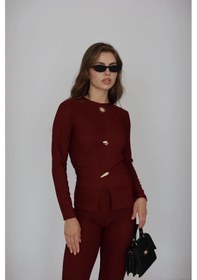 Resim Ottoman Alt Üst Takım Bordo Pt510442 Bordo 