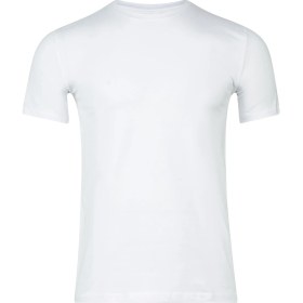 Resim Obje Erkek Beyaz Sıfır Yaka Yarım Kol T-Shirt 