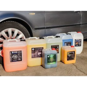 Resim dynamix wash 7'li Oto Yıkama Bakım Seti - Köpük, Jant 23kg, Detay, Lastik, Süt Krem 21kg, H.cila, Parfüm 5'er Kg 