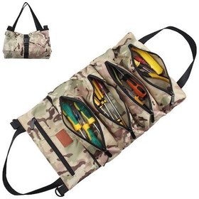 Resim Xindoker 600d Oksford Kumaş Arabaya Takılan Alet Çantası - 47x28.5cm, Araç İçin Dolaplı Montaj Gereçleri Saklama Çantası 