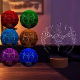Resim Batman Figürlü Dekoratif Hediye Led Masa Lambası | BYLAMP 