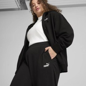 Resim Puma Ess No. 1 Logo Kadın Siyah Günlük Stil Eşofman Altı 68245001 Siyah 