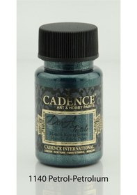 Resim 1140 Petrol - Dora Metalik Kumaş Boyası 