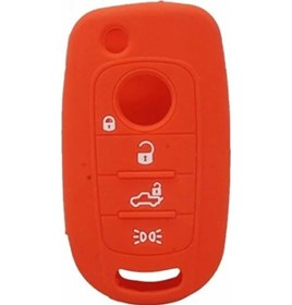 Resim Fiat Cronos 2018-2020 Kırmızı Anahtar Kılıfı 