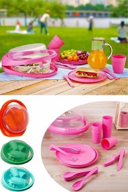 Resim Byanes 6 Kişilik Çantalı Piknik Seti Ymb.02851.00-1 