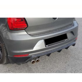 Resim Genel Markalar Vw Polo Mk5 Makyajlı Kasa Rieger Arka Ek Mat Siyah Çıkışsız 2014 2015 2016 2017 