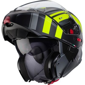 Resim Caberg Horus x Road Mat Siyah-Sarı 