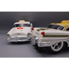 Resim Uzaktan Kumandalı 2.4g Radyo Kontrollü Kumandalı Taksi Arabası Led Işıklı 1:16 Ölçekli Diğer 