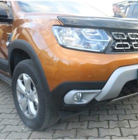 Resim Cappafe Dacia Duster Sis Farı Çerçevesi Mat Gri 2018 2019 2020 2021 2022 