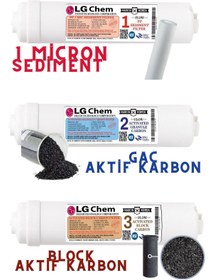 Resim LG Chem Platınum Plus Siyah Beyaz 12 Litre 7 Filitre 14 Aşamalı Su Arıtma Cihazı. 