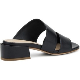 Resim Terlik Kadın 87P1 Frau NAPPA Leather Nero 