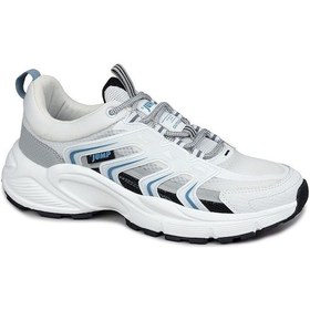 Resim Jump 29728 Erkek Günlük Sneaker Spor Ayakkabı Beyaz / Siyah Beyaz 