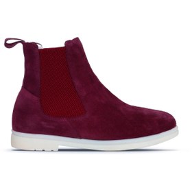 Resim Bueno Shoes Bordo Süet Kadın Düz Bot 01wt3300 