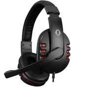 Resim SNOPY Conqueror USB Siyah\u002FKırmızı Gaming Mikrofonlu Kulaklık SN-338 