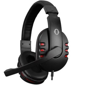 Resim SNOPY Conqueror USB Siyah\u002FKırmızı Gaming Mikrofonlu Kulaklık SN-338 
