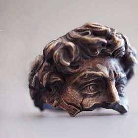 Resim Rönesans Davut Yüzüğü, Modaya Uygun Yüksek Kaliteli Tarzda El Yapımı Sanatsal Parmak Yüzüğü 