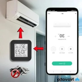 Resim Die Grup Ekranlı ve Sensörlü Wifi Ir Kumanda, Akıllı Kontrol Sistemi 
