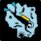 Resim Sticker Atölyesi Scuba Diving - Dalış - Deniz Sticker - 24112 