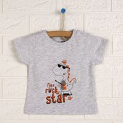 Resim Hello Baby Basic Erkek Bebek Tshirt 