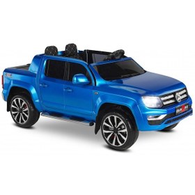 Resim Babyhope 441a Quattro 4x4 2x12v 9ah Akülü Araba Metalik Mavi 