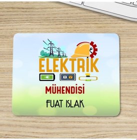 Resim Elektrik Mühendisine Özel Isimli Mouse Pad 