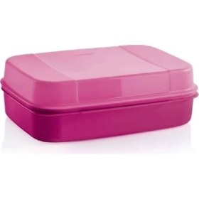 Resim Tupperware Poğaça Kurabiye Saklama Kutusu Saklama Kabı Pembe F20 