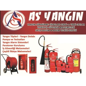Resim AS YANGIN Yangın Dolabı 70x90x23 Ölçülerinde 1”20 Mt Kauçuk Hortumlu 1''vanalı Sac Kapaklı Tüp Bölmeli 