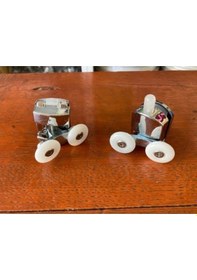 Resim Çankaya Duşakabin Tekerleği Krom Set 2'li Gri 