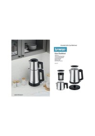 Resim Lorenzo Grande Çelik Çay Makinesi İnox Gri 