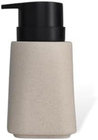 Resim New Max Premium Serisi 300 ML Sıvı Sabunluk Pompalı Mermer Desenli Seramik Sıvı Sabunluk Dispencer Bej 
