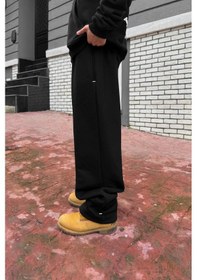 Resim Basic Baggy Eşofman Altı Siyah Siyah 