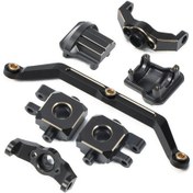 Resim Teltree Trx-4m 1/18 Rc Araçlar İçin Pirinç Direksiyon Parçaları Seti Yüksek Performans Ve Stabilite Artırımı 