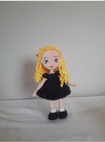 Resim Amigurumi Sarı Saçlı Kız Oyuncak 