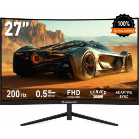 Resim Gamebooster Lyris FF20 27" 200Hz 0.5ms Fhd Va Panel 3000R Curved Gaming Monitör GB-27M1F200CFMR 