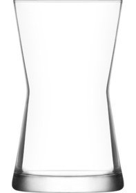 Resim LAV Derin Cam Meşrubat Bardağı 6'lı 350 ml (Büyük Su/Kokteyl Bardağı ) 