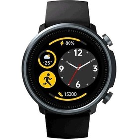 Resim Mibro Watch A1 1.3 Inç Hd Ekran 5 Atm Su Geçirmez Ince Metal Kasa Akıllı Saat Siyah 