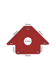 Resim Ustaaletii Rox Wood 0072 Manyetik Açılı Kaynak Tutucu Mıknatıs Gönye 50 Lbs 